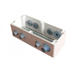 Коробка распределительная с DIN-рейкой КСП 195х80х75 АЯКС IP66/IP67