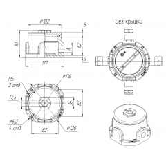 Коробка подводная IP68 АЯКС исп.00