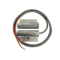 Извещатели охранные точечные магнитоконтактные взрывозащищённые Ех ИО102 Al исп.300, с магнитом М-50, с постоянно присоединенным кабелем в металлорукаве 
маркировка 1Ex db IIC T6...Т5  Gb Х