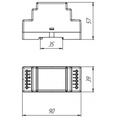 Источник питания АЯКС 220/24-1,5А IP67