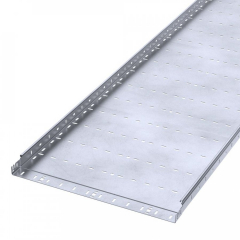 Лоток перфорированный Профи INOX (AISI 316) 600х50х6000 (2,0 мм) (12 м/уп) Промрукав