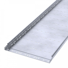 Лоток перфорированный Профи INOX (AISI 316) 500х50х3000 (1,5 мм) (6 м/уп) Промрукав