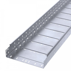 Лоток перфорированный Профи INOX (AISI 316) 300х80х6000 (1,0 мм) (12 м/уп) Промрукав
