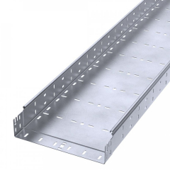 Лоток перфорированный Профи INOX (AISI 316) 300х80х3000 (2,0 мм) (6 м/уп) Промрукав