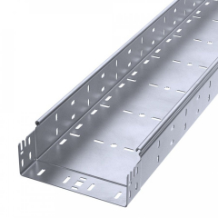 Лоток перфорированный Профи INOX (AISI 316) 200х80х6000 (1,0 мм) (12 м/уп) Промрукав