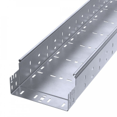 Лоток перфорированный Профи INOX (AISI 316) 200х100х6000 (1,5 мм) (12 м/уп) Промрукав