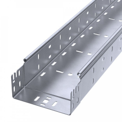 Лоток перфорированный Профи INOX (AISI 316) 150х80х6000 (2,0 мм) (12 м/уп) Промрукав
