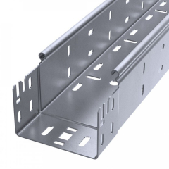 Лоток перфорированный Профи INOX (AISI 316) 100х80х3000 (1,0 мм) (6 м/уп) Промрукав