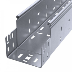 Лоток перфорированный Профи INOX (AISI 316) 100х100х6000 (1,0 мм) (12 м/уп) Промрукав