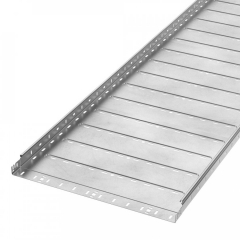 Лоток перфорированный Профи INOX (AISI 304) 600х50х3000 (1,0 мм) (6 м/уп) Промрукав