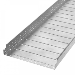 Лоток перфорированный Профи INOX (AISI 304) 600х100х3000 (1,2 мм) (6 м/уп) Промрукав
