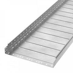 Лоток перфорированный Профи INOX (AISI 304) 500х80х6000 (1,0 мм) (12 м/уп) Промрукав