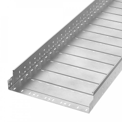 Лоток перфорированный Профи INOX (AISI 304) 500х100х3000 (1,0 мм) (6 м/уп) Промрукав