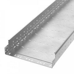 Лоток перфорированный Профи INOX (AISI 304) 400х100х6000 (2,0 мм) (12 м/уп) Промрукав
