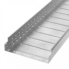 Лоток перфорированный Профи INOX (AISI 304) 400х100х6000 (1,2 мм) (12 м/уп) Промрукав