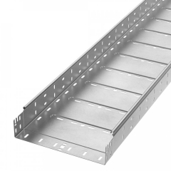 Лоток перфорированный Профи INOX (AISI 304) 300х80х6000 (1,2 мм) (12 м/уп) Промрукав