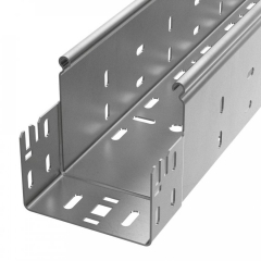 Лоток перфорированный Профи INOX (AISI 304) 100х100х6000 (2,0 мм) (12 м/уп) Промрукав