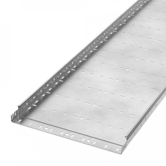 Лоток перфорированный Профи INOX (AISI 304) 500х50х6000 (1,5 мм) (12 м/уп) Промрукав