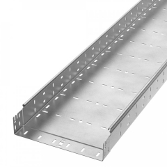 Лоток перфорированный Профи INOX (AISI 304) 300х80х6000 (1,5 мм) (12 м/уп) Промрукав
