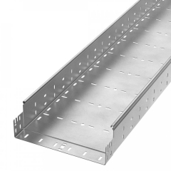 Лоток перфорированный Профи INOX (AISI 304) 300х100х3000 (1,5 мм) (6 м/уп) Промрукав
