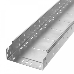 Лоток перфорированный Профи INOX (AISI 304) 200х80х6000 (1,0 мм) (12 м/уп) Промрукав