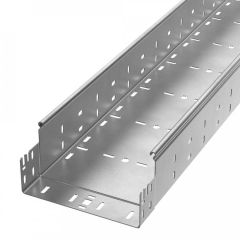 Лоток перфорированный Профи INOX (AISI 304) 200х100х6000 (1,5 мм) (12 м/уп) Промрукав