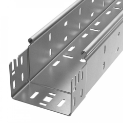 Лоток перфорированный Профи INOX (AISI 304) 100х80х3000 (1,2 мм) (6 м/уп) Промрукав