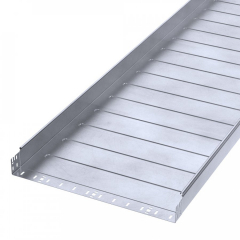 Лоток неперфорированный Профи INOX (AISI 316) 600х80х6000 (1,2 мм) (12 м/уп) Промрукав
