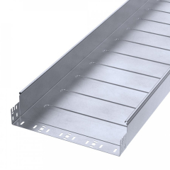 Лоток неперфорированный Профи INOX (AISI 316) 400х100х3000 (1,0 мм) (6 м/уп) Промрукав