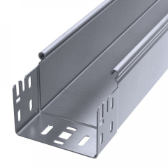 Лоток неперфорированный Профи INOX (AISI 316) 100х80х3000 (1,5 мм) (6 м/уп) Промрукав