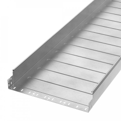 Лоток неперфорированный Профи INOX (AISI 304) 500х100х6000 (1,0 мм) (12 м/уп) Промрукав
