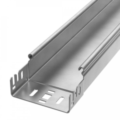 Лоток неперфорированный Профи INOX (AISI 304) 100х50х3000 (1,0 мм) (6 м/уп) Промрукав