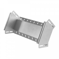 Угол вертикальный внешний 90 градусов Стандарт INOX (AISI 304) 500х100 (0,8 мм) Промрукав