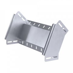 Угол вертикальный внешний 45 градусов Стандарт INOX (AISI 316) 400х100 (0,8 мм) Промрукав